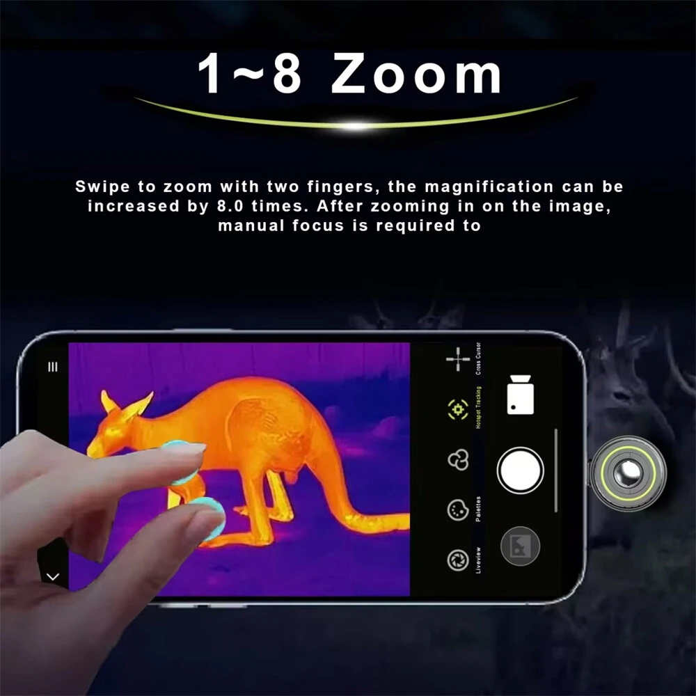 TOOLTOP M7 Thermal Camera | 256x192 IR Sensor | 10mm Lens | Android Compatible - Image 5