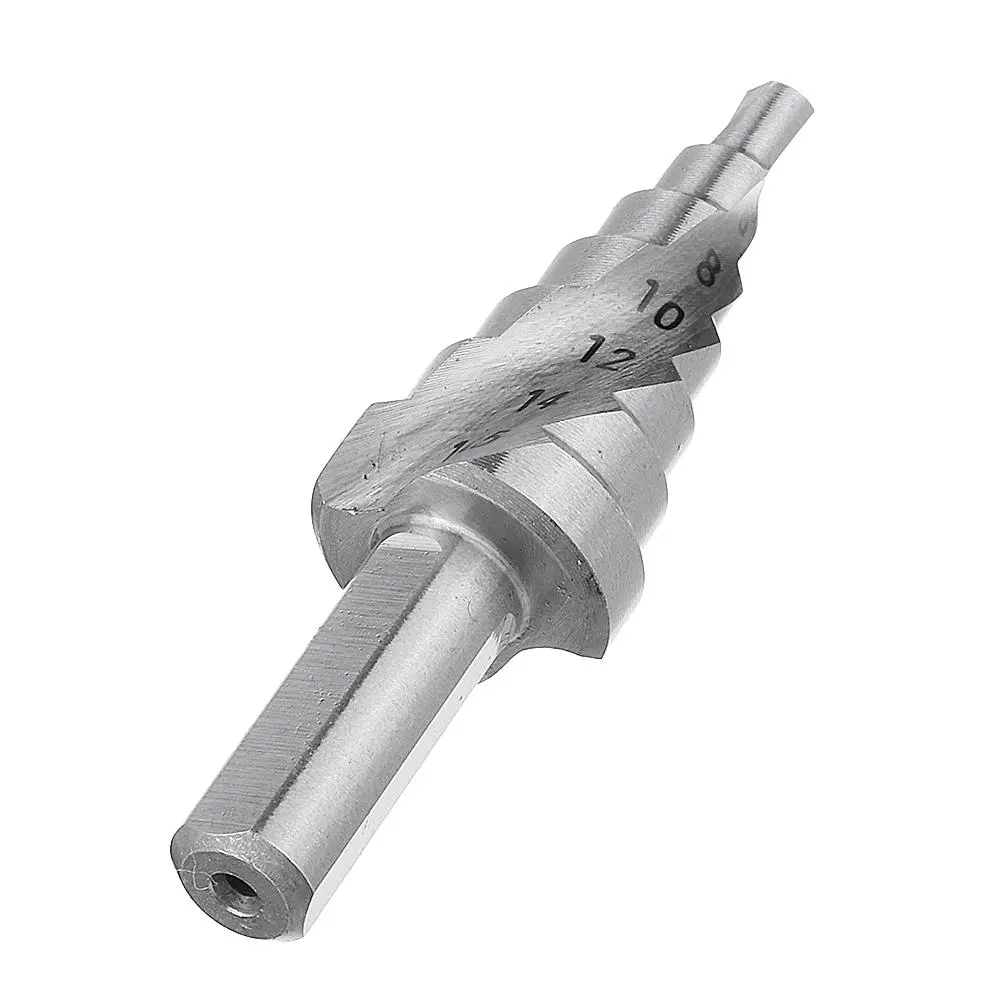 Drillpro HSS Step Drill Bit 4-16.5mm | High Speed Steel Triangular Handle - Image 5
