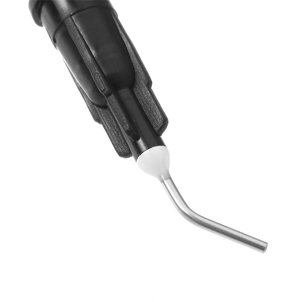 100pcs Black Syringe Needle - 0.88mm Flat Teeth Dental Bent Needle for Acid Inhibitor - Image 5