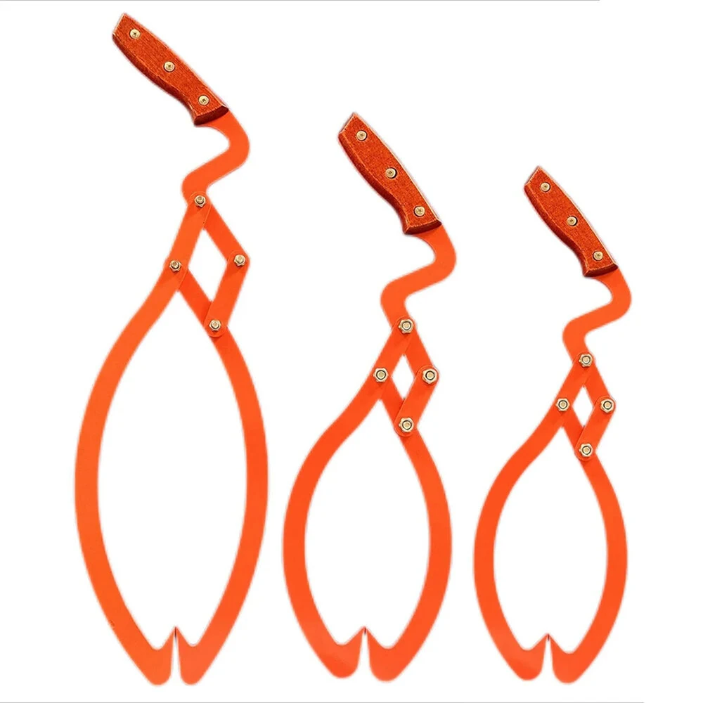 Heavy Duty Stainless Steel Log Lifting Tongs | 330 lbs Capacity | 8/13/20inch - Image 2