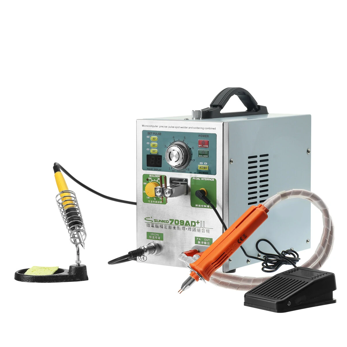 SUNKKO 709AD+ 3.2KW Pulse Spot Welder | 220V Battery Soldering Machine - Image 4