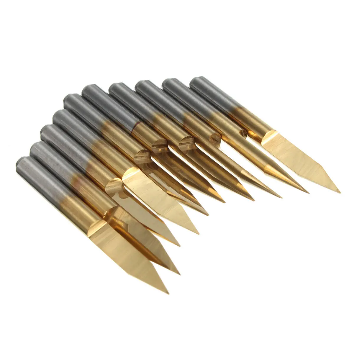 Carbide CNC Cutter Bits | 10pcs 3.175mm Shank 30 Degree 0.2mm PCB Engraving - Image 5