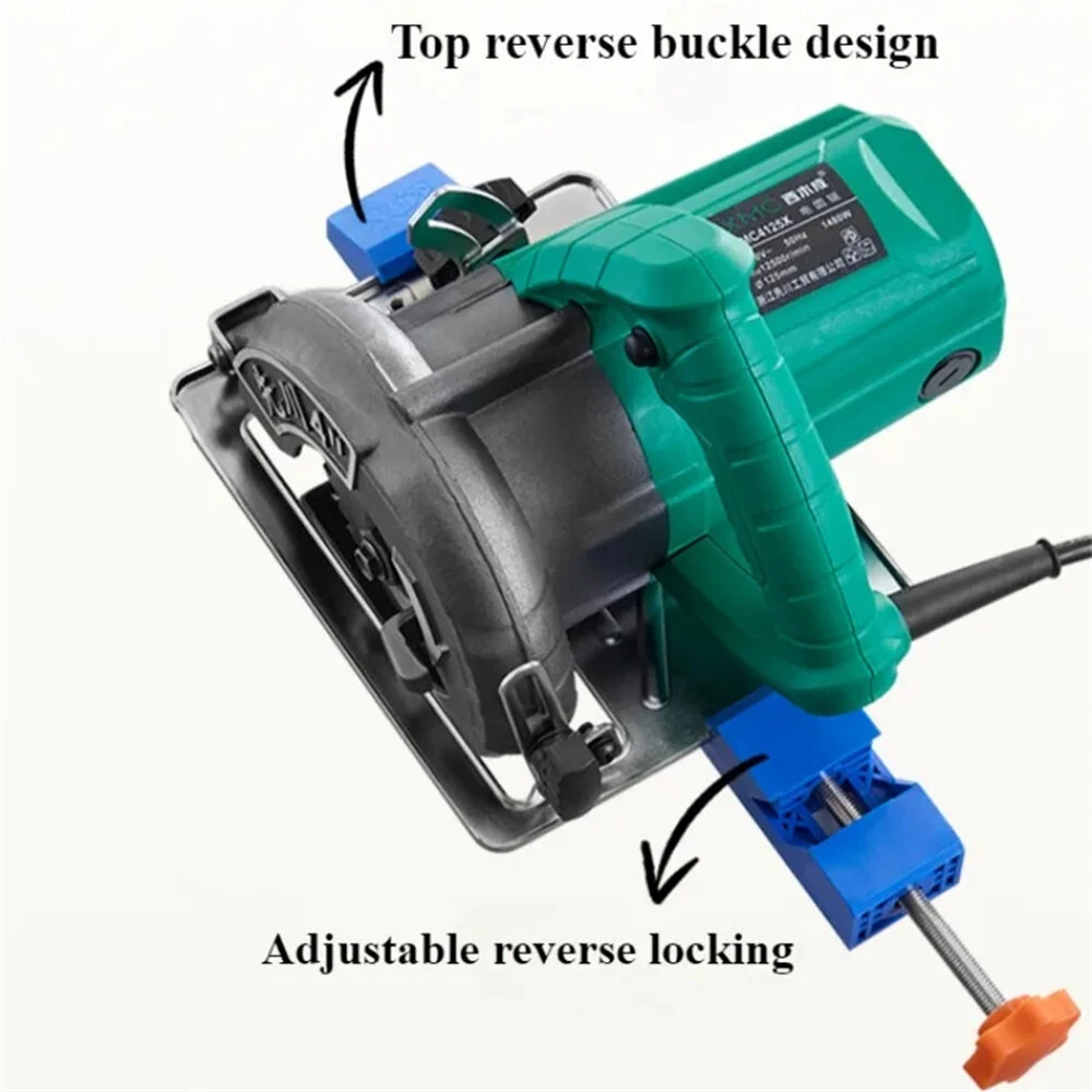Electric Circular Saw Clamp - ABS Quick Fix Jig & Back Board Clip for 4-Inch Cutting - Image 4