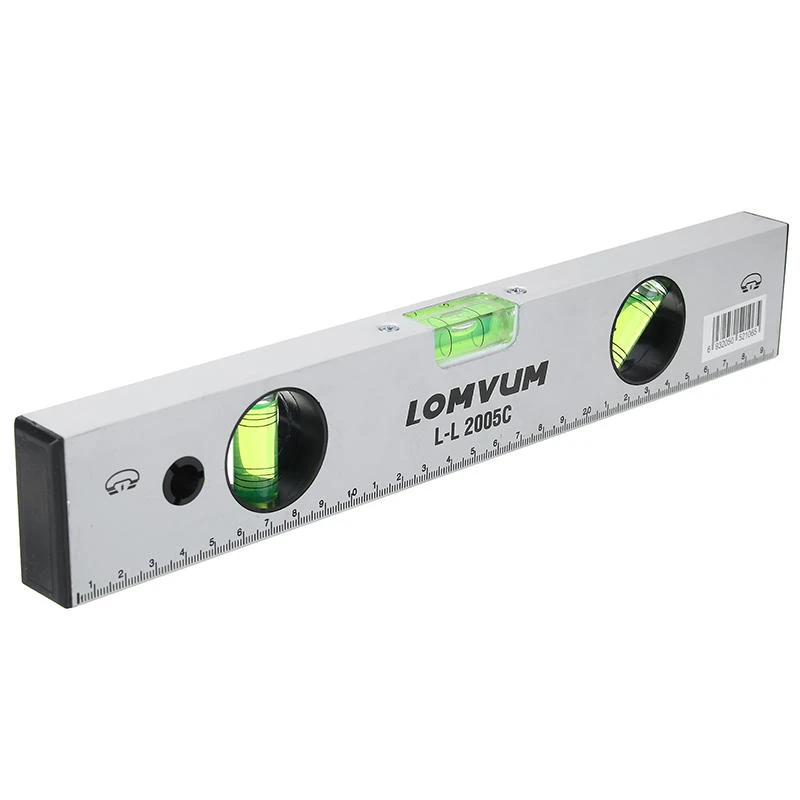 LOMVUM 300mm Magnetic Spirit Level | High Precision Ruler with Bubbles - Image 4