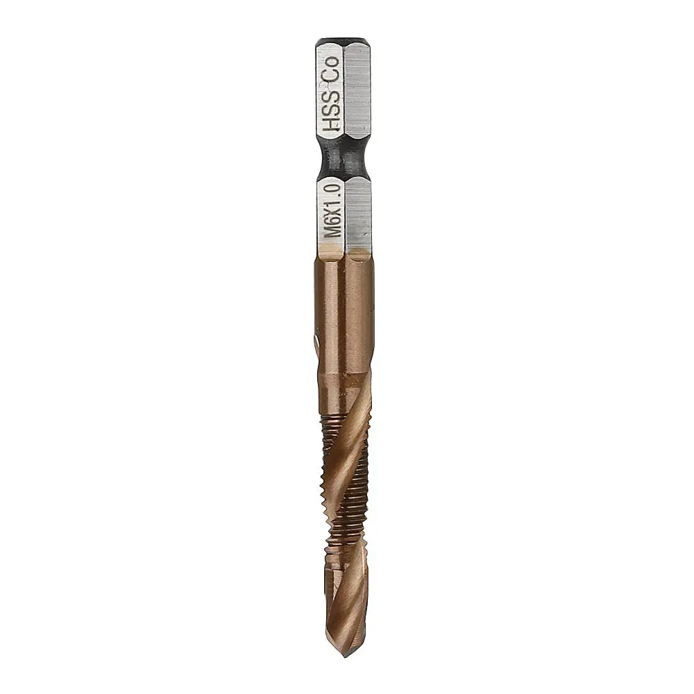 Drillpro M35 Cobalt Drill Tap Bit | M3-M10 HSS Co Countersink & Deburr - Image 3
