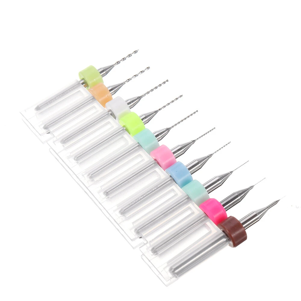 Drillpro DB-P1 PCB Drill Bits - 30pcs Tungsten Steel 0.1-2.0mm for CNC Circuit Boards - Image 4