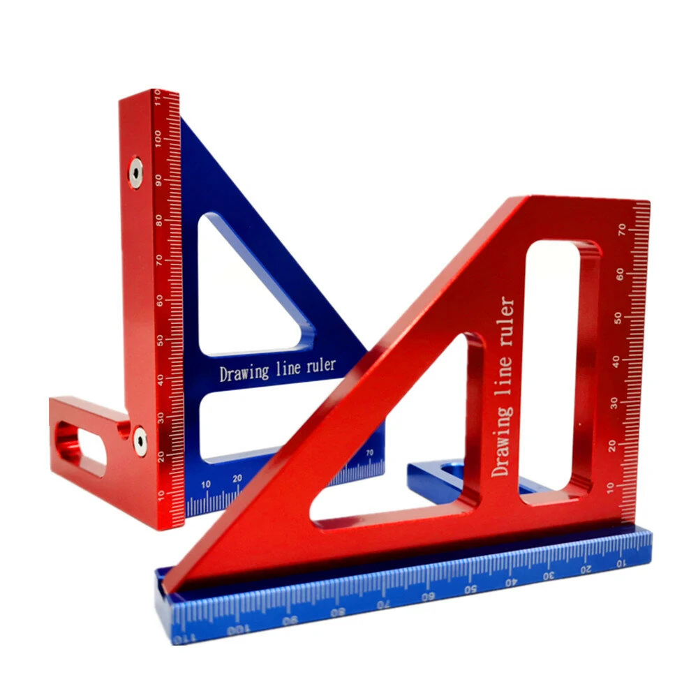 Aluminum Alloy 45/90 Degree Woodworking Square Protractor | Layout Height Gauge - Image 5
