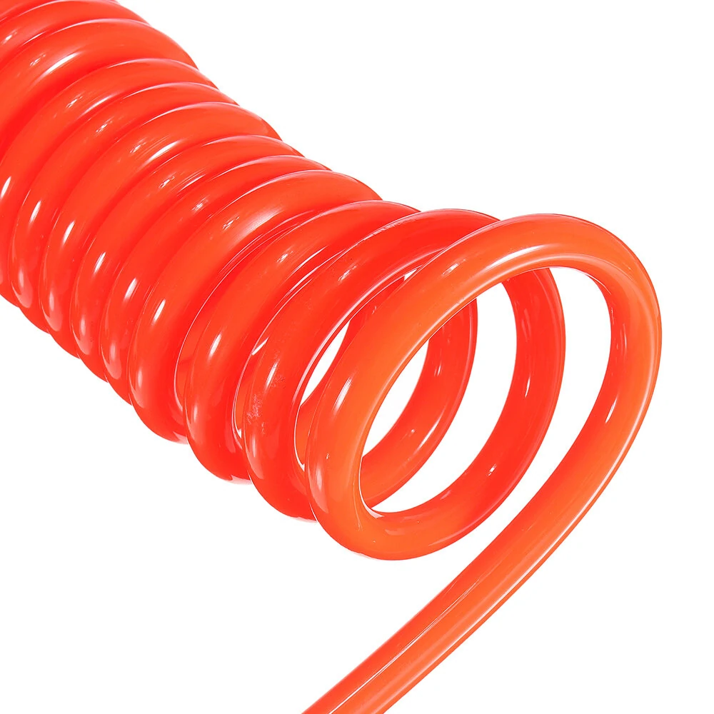 PU Spiral Air Hose - 5mm Inner Diameter | 3-15M Length with 1/4 Coupler & Bend Restrictor - Image 4