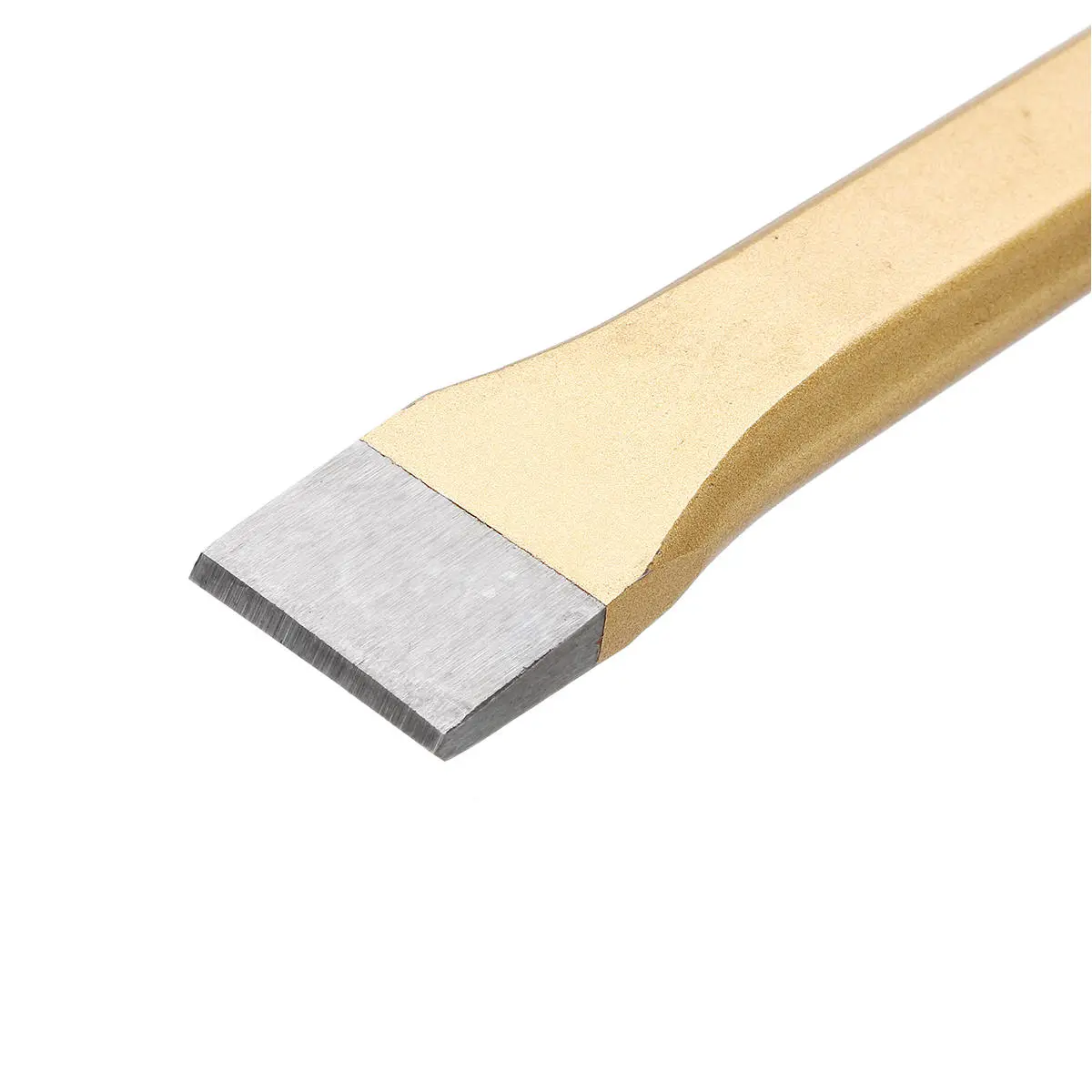 Chrome-Vanadium Steel Chisel | 10 Inch Flat Wood Carving & Concrete Tool - Image 5