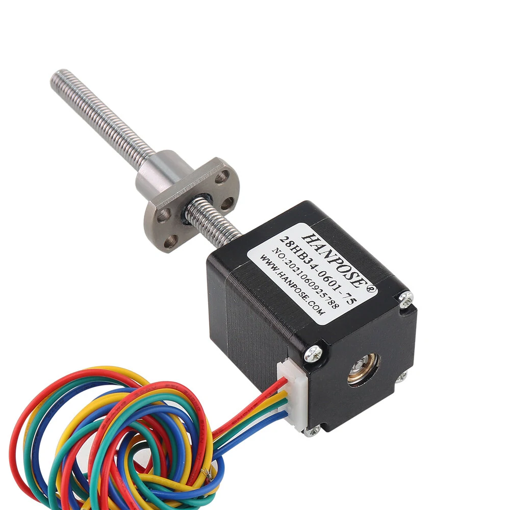 Two Phase 28 Stepper Motor | Nema11 Ball Screw L300mm for 3D Printer - Image 4