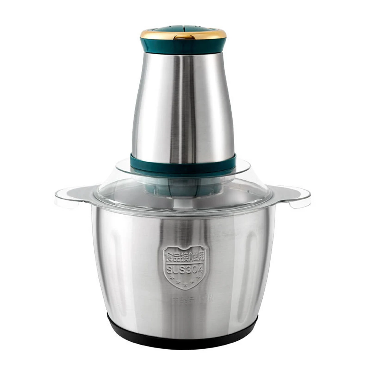 220V Electric Meat Grinder - 3L Stainless Steel Food Chopper & Vegetable Shredder - Image 2