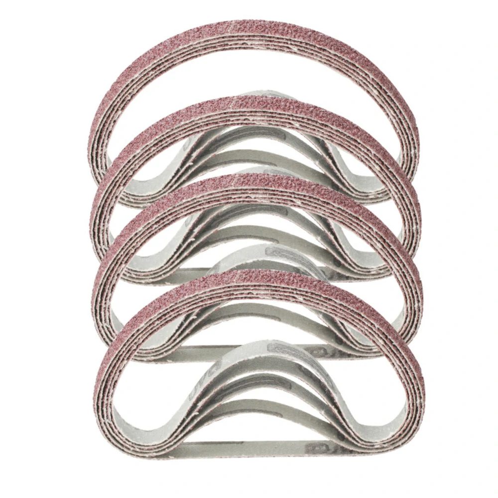 5pcs 10x330mm Sanding Belt | 40 to 120 Grit for Flush Belt & Polishing Machines - Image 3