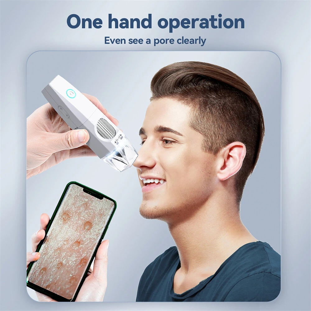 XG-101 Wireless Digital Microscope - 2MP 1000X Magnification | 1080P WiFi | Portable for Skin & Hair Inspection - Image 3