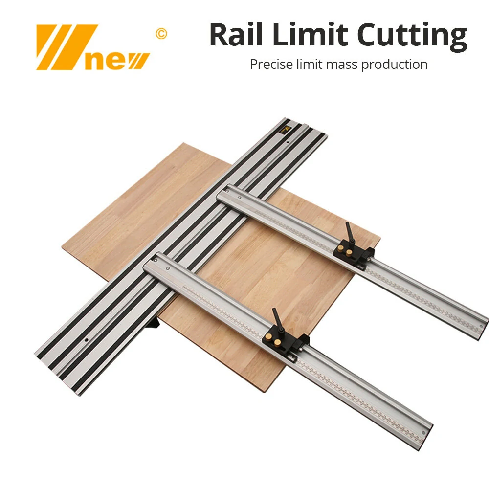 Wnew Precision Guide Rail Limit Cutting Tool | Robust & Versatile for Woodworking | For Makita & Festool - Image 2