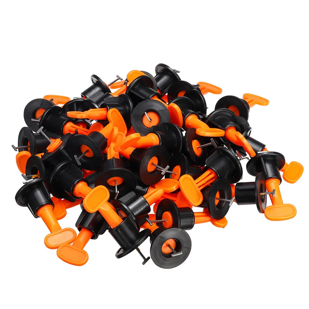 50Pcs Reusable Anti-Lippage Tile Leveling System - Tile Spacers & Locator Tool - Image 2