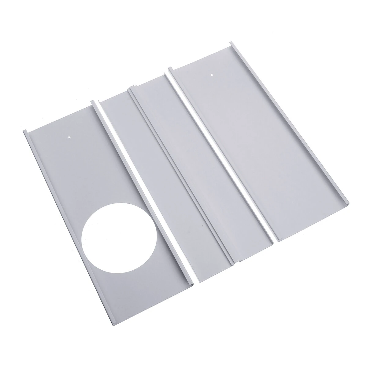 120cm 3pcs Window Slide Kit - Adjustable AC Wind Shield for Portable Air Conditioner - Image 3
