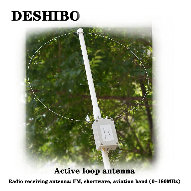 GRC30 Active Loop Antenna + Miniwhip | 0.1-180MHz 2-in-1 Performance Antenna - Image 4