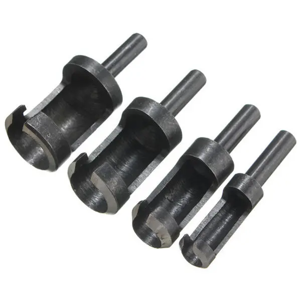 4pcs Wood Plug Hole Cutter Set - 6mm 10mm 13mm 16mm Tenon Drill Bits - Image 2