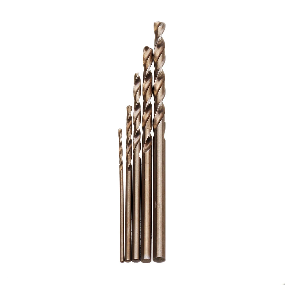 Drillpro HSS M35 Cobalt Twist Drill Bit Set - 50pcs 1-3mm Sizes - Image 4