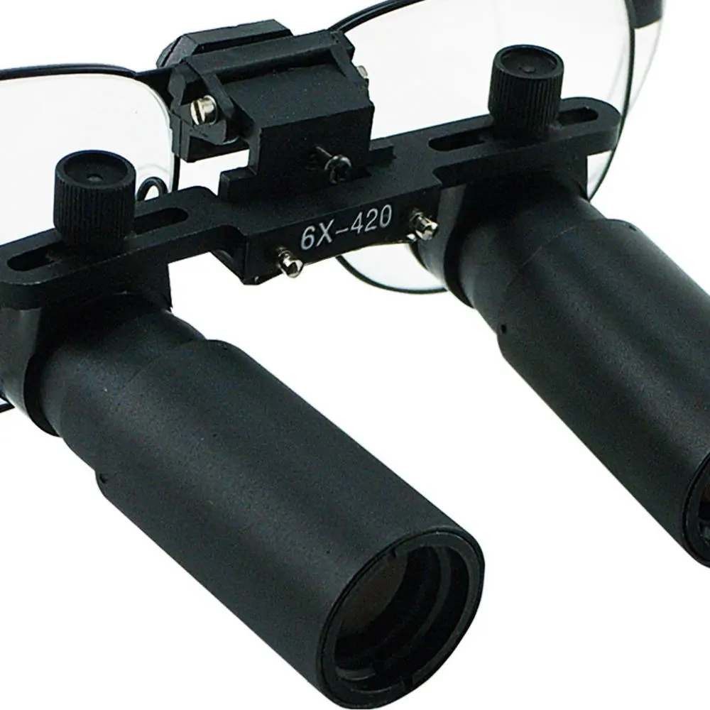 Dental Loupes 6.0x Magnifier | 45mm Field of View | Flip-Up Headband Design - Image 2