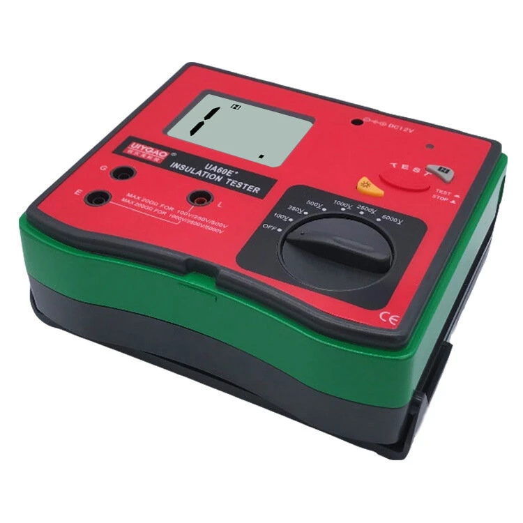 UYIGAO UA60E+ Digital Megohmmeter - 5000V Insulation & Surface Resistance Tester - Image 2