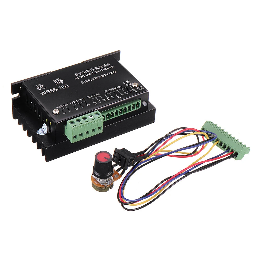 WS55-180 MACH3 Spindle Governor | 20V-50V DC Brushless Driver for High Speed - Image 2
