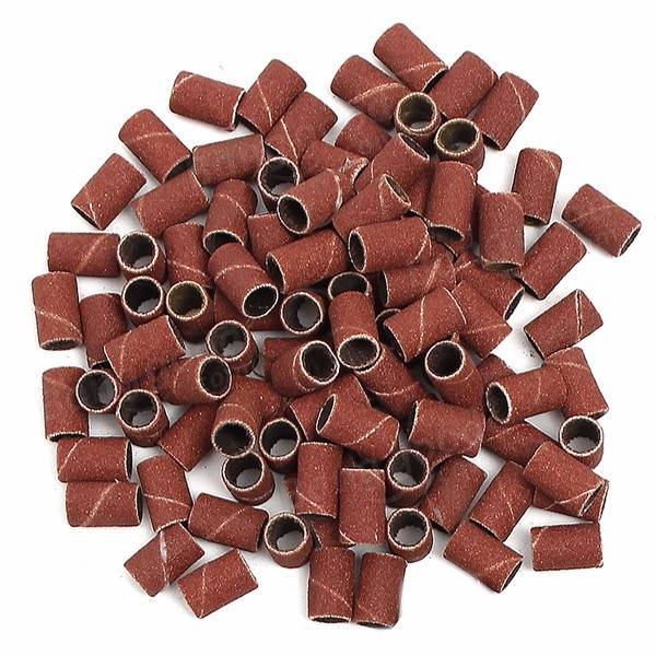 Nail Drill Sanding Bands 300pcs - 80/120/180 Grit with 6 Replacement Bits Set - Image 5