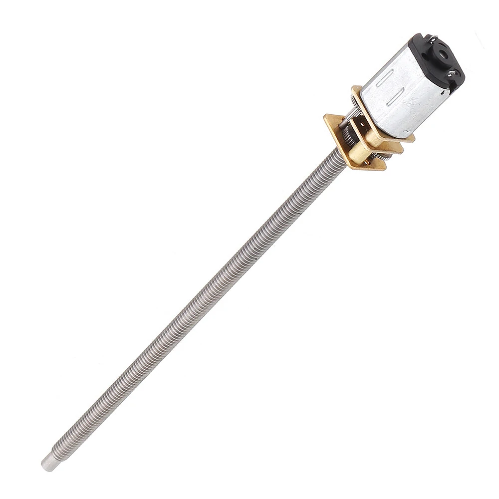 Machifit GA12N20 DC 6V Gear Motor | M4x100 Metal Gearbox | Extra Long Thread Axis - Image 2