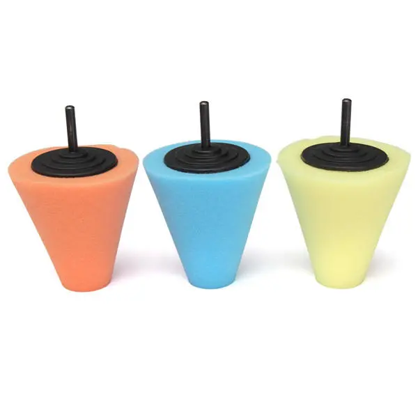 Sponge Cone Polishing Foam Pad - Buffing & Polishing Tool for Cars - Image 3