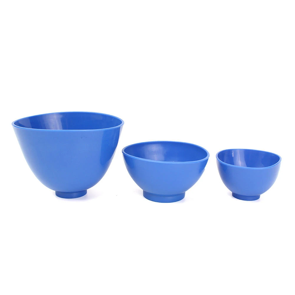 3pcs Dental Nonstick Alginate Mixing Bowls | Flexible Rubber Medical Tools - Image 3