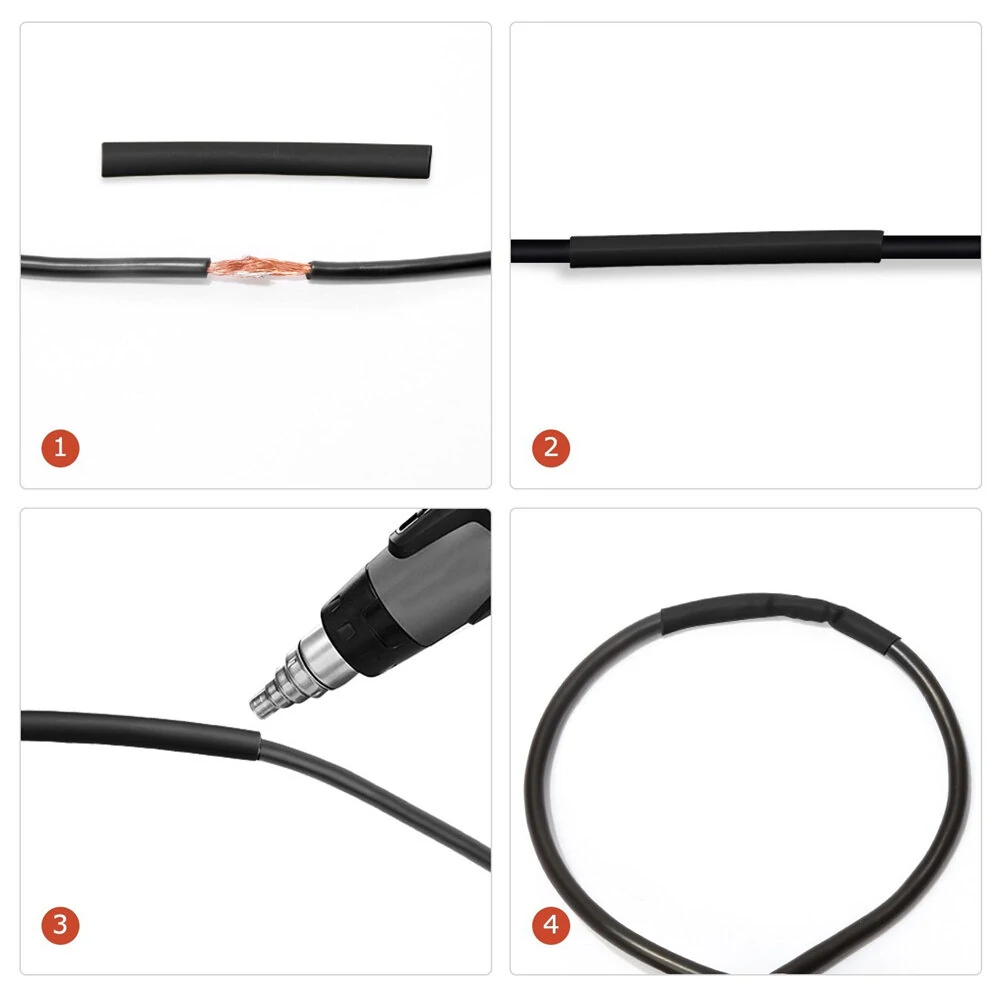 328Pcs Heat Shrink Tube Kit - 8 Sizes & Mixed Colors for Wire & Car Electrical | 2:1 Ratio - Image 3