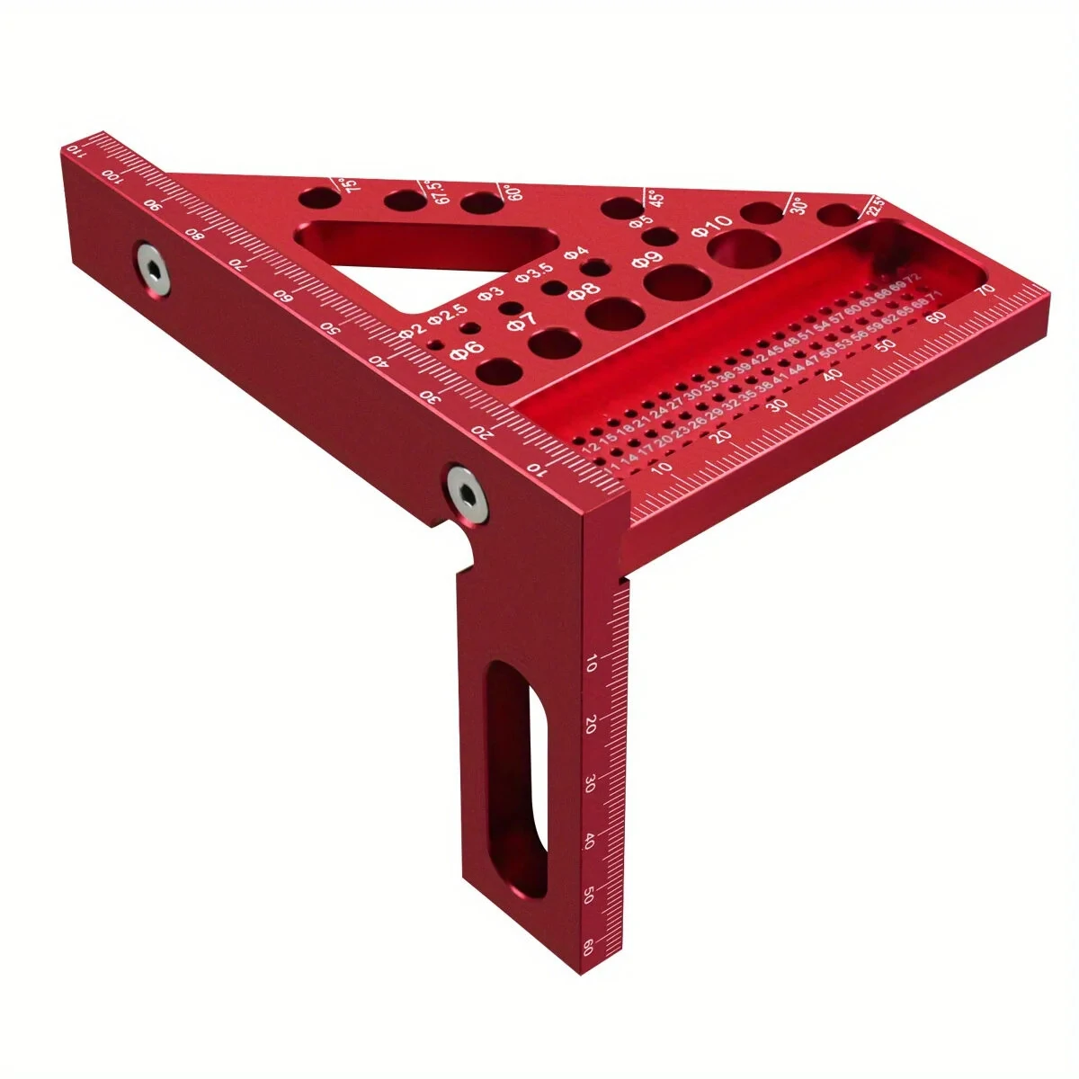 JIGHOLE 5th Gen 3D Multi-Angle Measuring Ruler - 22.5-90 Degree Protractor | Aluminum Alloy Woodworking Scriber - Image 3