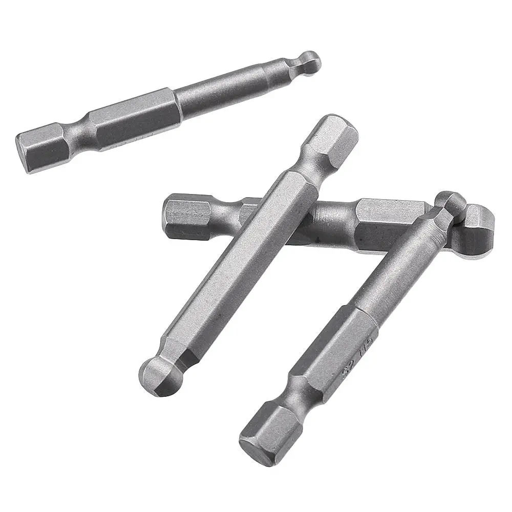 Effetool 8pcs 50mm S2 Magnetic Ball Hex Bits | H1.5-8mm | Screwdriver Set - Image 5