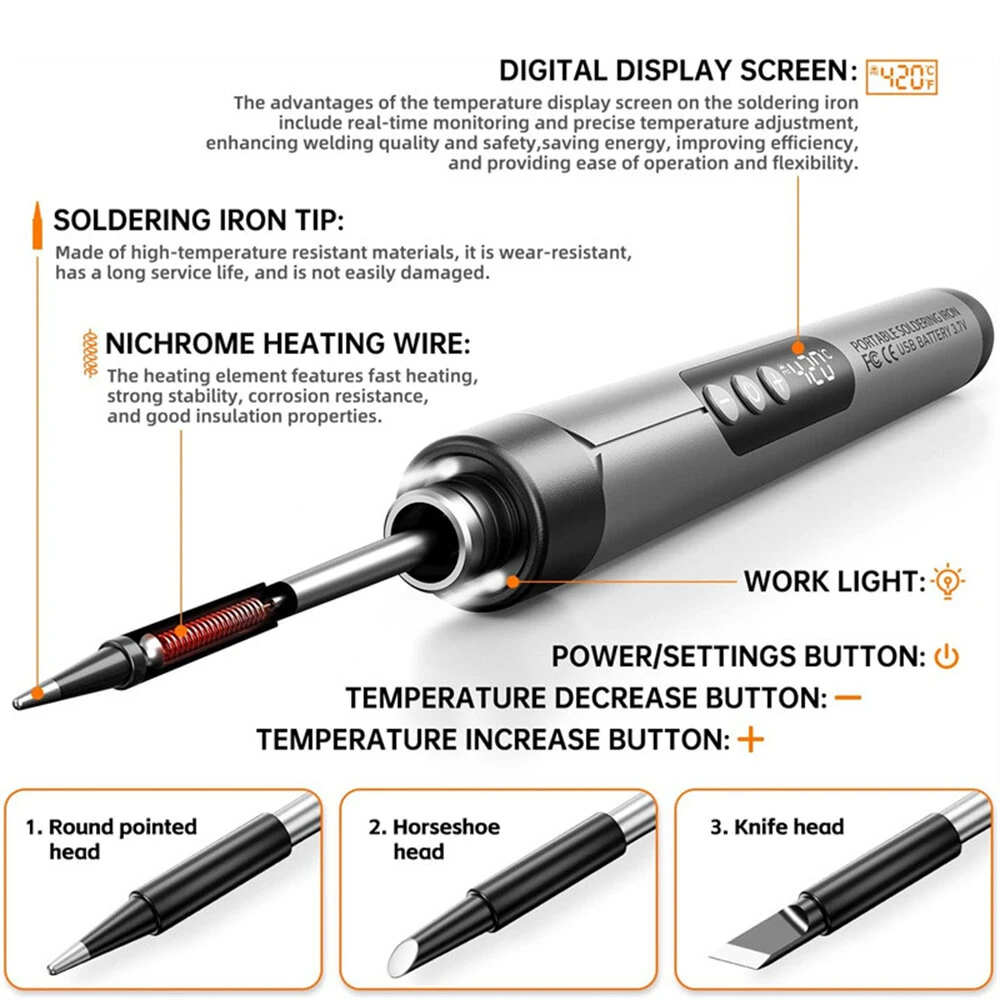 Weller WE1010NA Digital Soldering Station - 70W, Adjustable Temperature 350-850°F, ESD Safe, for Electronics, Jewelry & Crafts - Image 4