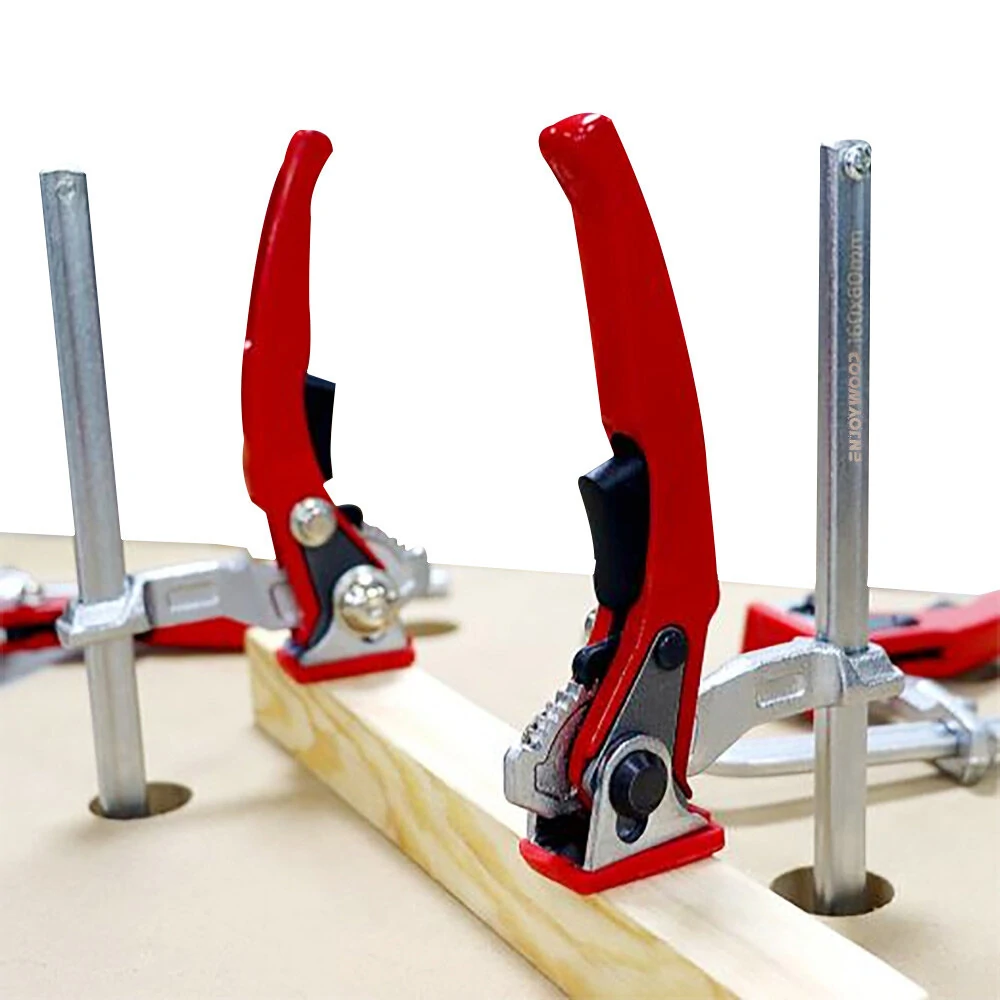 ENJOYWOOD Quick Ratchet Track Saw Guide Rail Clamp - 2PCS/4PCS Alloy Steel for MFT Table - Image 5