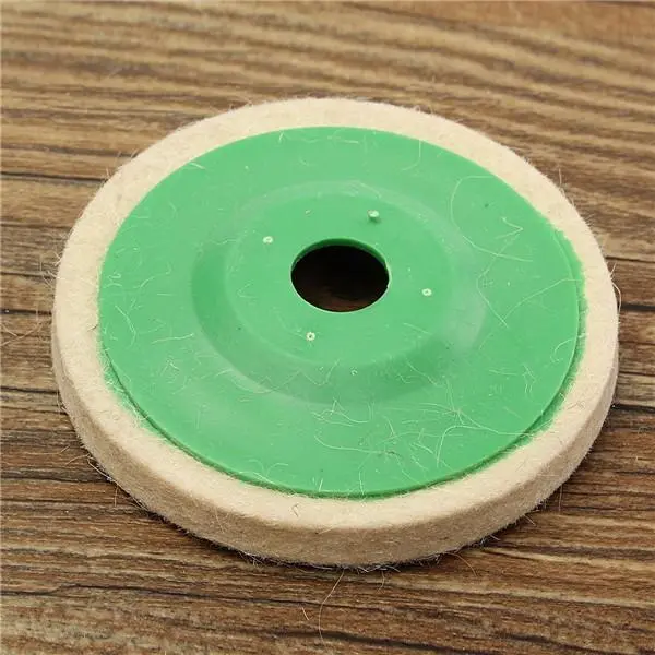 10pcs 100mm Wool Buffing Polishing Pads | Round Felt Buffer Discs - Image 5