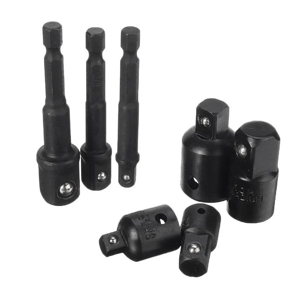 Drillpro Ratchet Wrench Socket Adapter Set - 7pcs/12pcs Drive Reducer & Extensor Rod - Image 3
