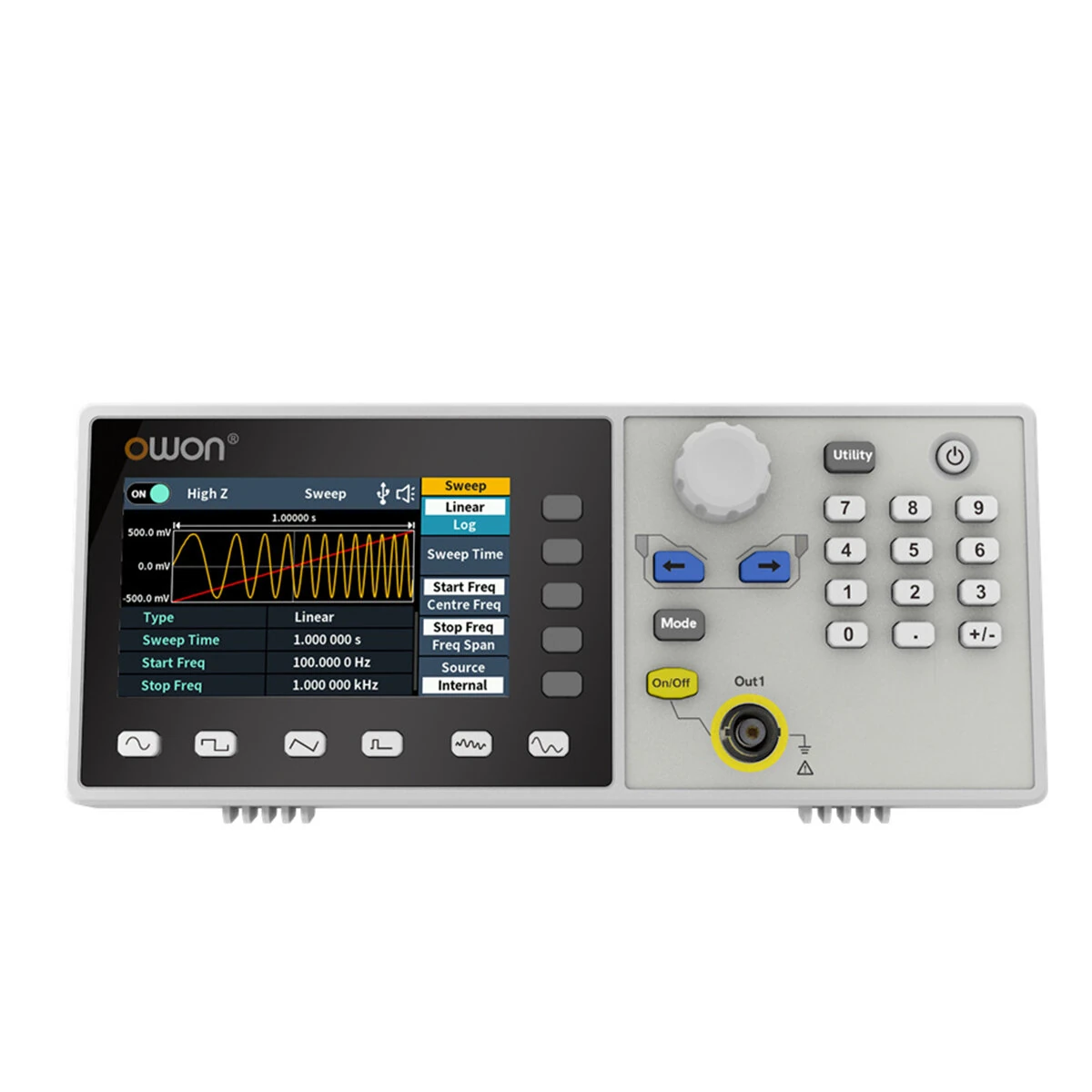 OWON DGE1030 30MHz Arbitrary Waveform Generator | 1 Channel 14-Bit Digital - Image 2