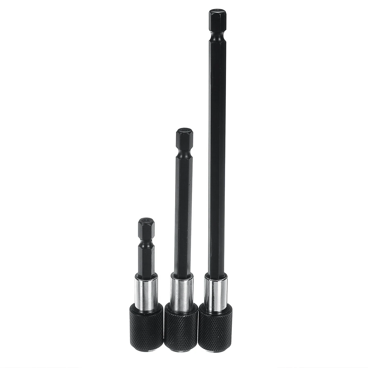 7Pcs Extension Bar & Impact Socket Set - Hex Shank Drill Bit Adapter - Image 3