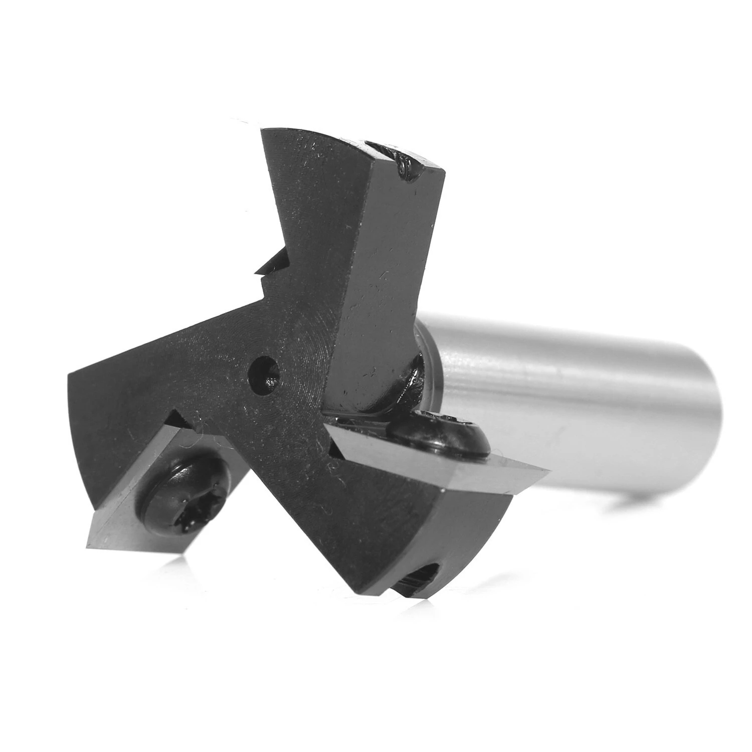 CMT 3-Wing Surfacing Router Bit - 1/2 Shank, 1-1/2 Cut Diameter | Carbide Insert - Image 4