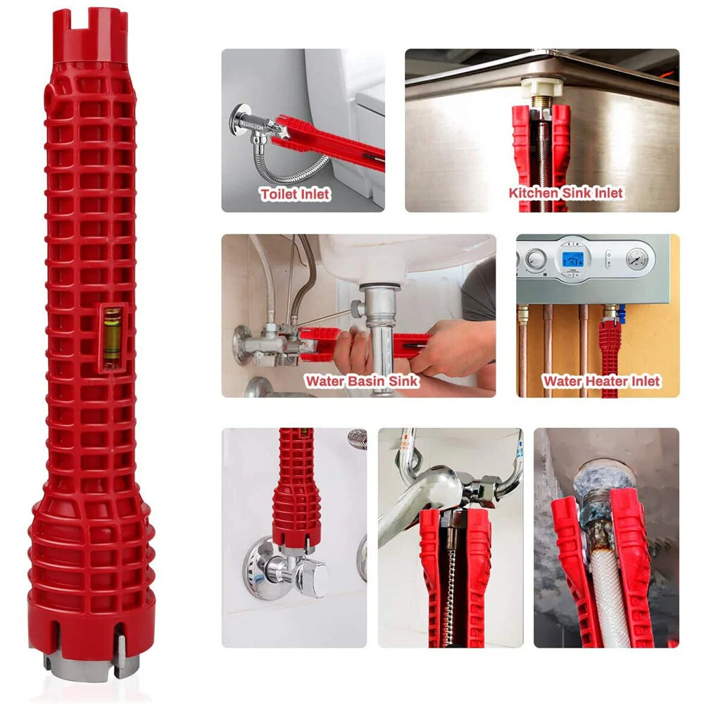 14-in-1 Sink Repair Wrench - Universal Anti-Slip Tool - Durable ABS Carbon Steel - Image 2