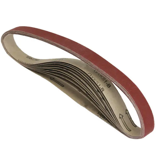 10pcs 760x25mm 400 Grit Sanding Belts Abrasive Sandpaper - Image 4
