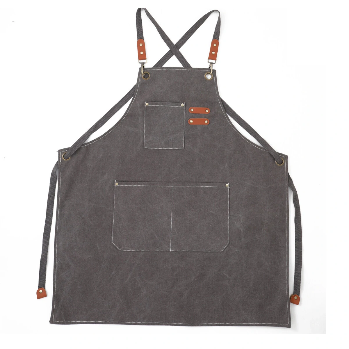 Premium Canvas Apron - Universal Fit 76x68cm - Waterproof Woodworking Protection - Image 3