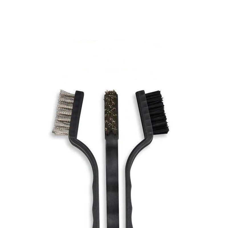 Industrial Toothbrush - Small Wire Brush for Cleaning & Derusting | Copper, Stainless Steel & Nylon - Image 4