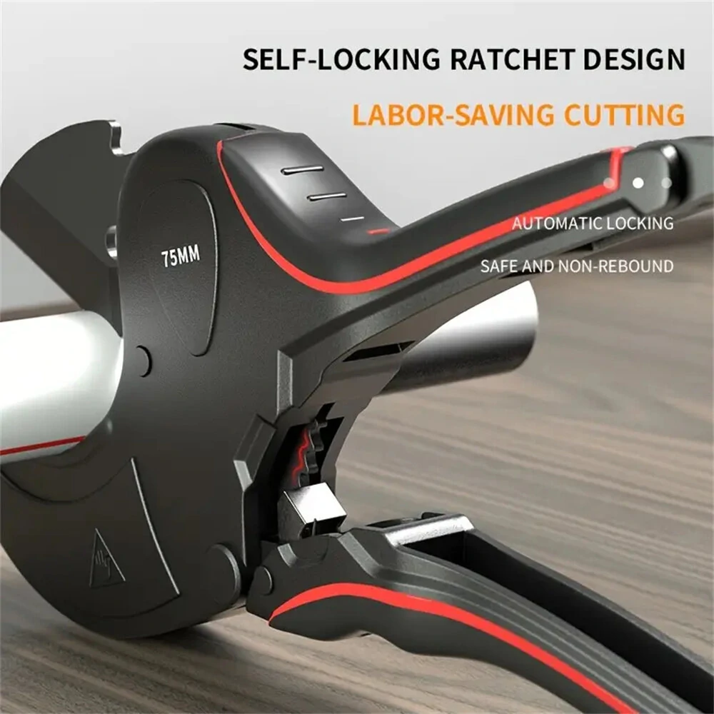 High-Speed Steel Pipe Cutter - 75mm for PVC ABS PE Vinyl Rubber Tubes - Image 4