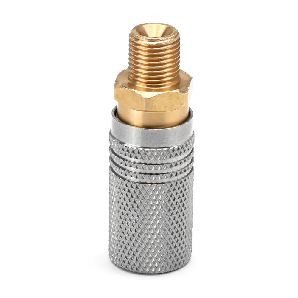 Stainless Steel PCP Air Charging Adapter | 1/8 BSP Quick Release Socket - Image 2