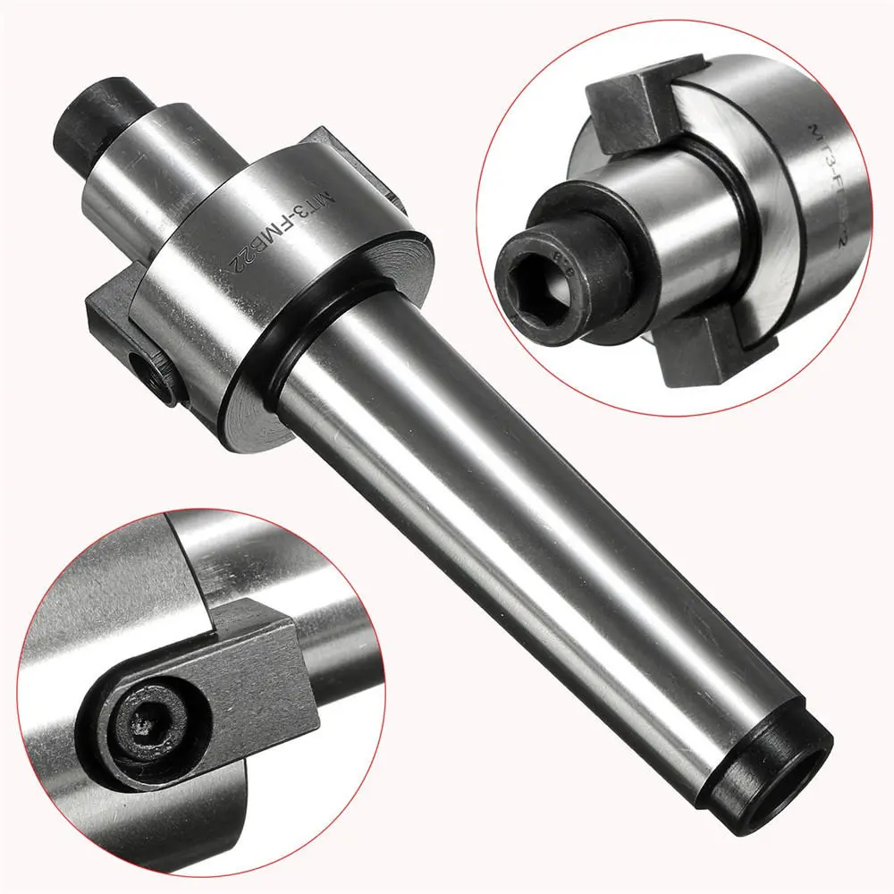 MT3 FMB22 M12 Mill Arbor | Morse Taper 3 Tool Holder for Milling - Image 3