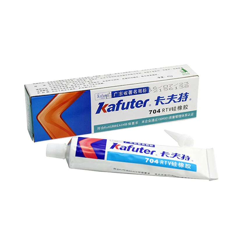 Kafuter K-704 RTV Silicone Adhesive | 45g Transparent Industrial Rubber Glue - Image 3