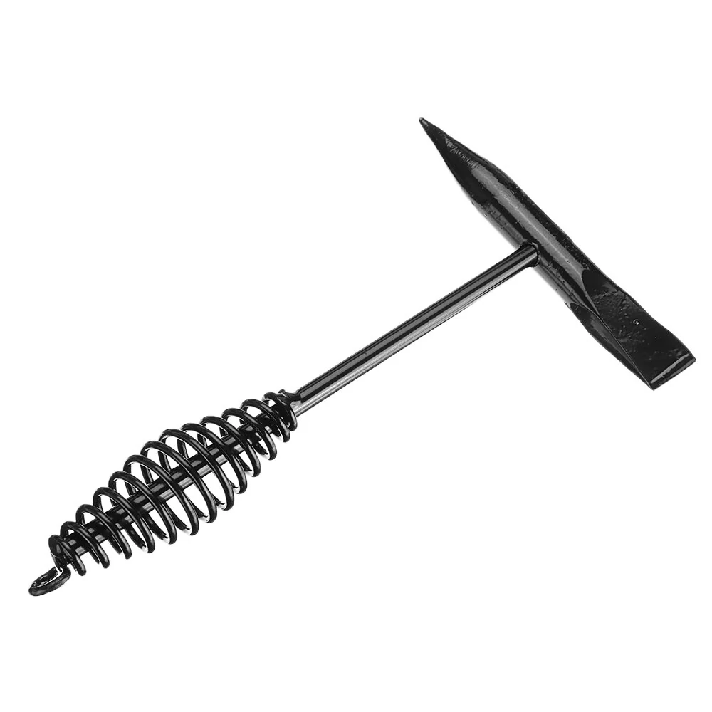 High Carbon Steel Welding Slag Hammer - Spring Handle Welder Tool - Image 2