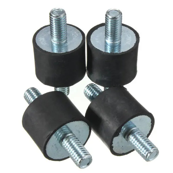 4pcs M10 40x30mm Rubber Shock Absorber Vibration Mounts | Air Cylinder Dampers - Image 2